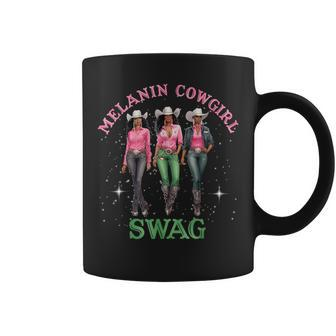 African Melanin Cowgirl Swag Black History Howdy Girl Coffee Mug - Seseable