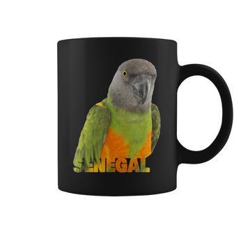 African Senegal Parrot Image & Word Coffee Mug - Monsterry