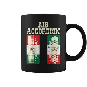 Air Accordion Mexico Flag Music Cinco De Mayo Patriotic Coffee Mug - Monsterry DE