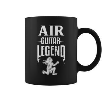 Air Guitar Legend Air Guitarist Music Band Musical Coffee Mug - Monsterry