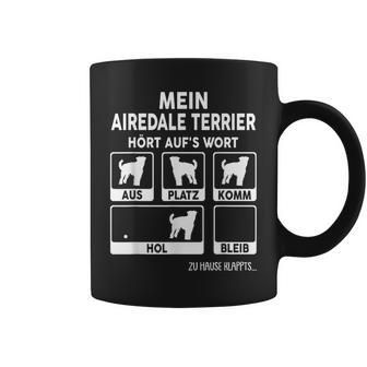 My Airedale Terrier Listens To Word Dog Tassen - Seseable