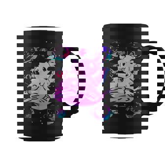 Ajolote En Estilo Kawaii Pez Borrón Taza de café - Regaloses