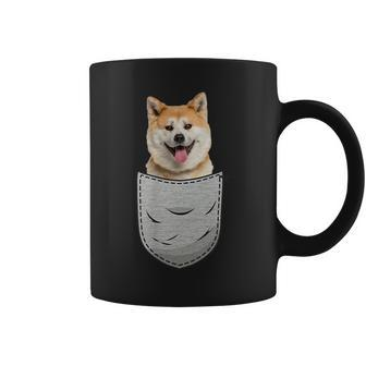 Akita Inu Ken Japanese Chest Bag Pocket Dog Owners Coffee Mug - Thegiftio UK