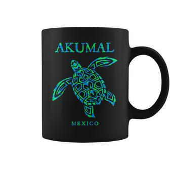 Akumal Mexico Sea Turtle Vacation Souvenir Boys Girls Coffee Mug - Monsterry UK