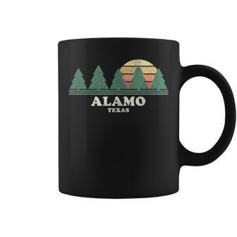 Alamo Tx Vintage Throwback Retro 70S Coffee Mug - Monsterry CA