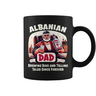 Albanian Father's Day Skenderbeg Albania Proud Albanian Dad Coffee Mug - Monsterry AU