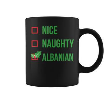 Albanian Albania Pajama Christmas Coffee Mug - Monsterry DE