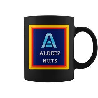 Aldeez Nuts Meme Deez Nuts Corner Logo Coffee Mug - Monsterry AU