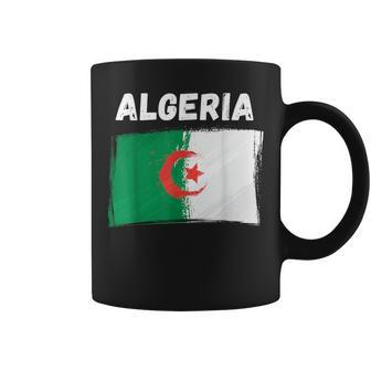 Algeria Flag Holiday Vintage Grunge Algerian Flag Coffee Mug - Monsterry AU