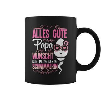 Alles Gute Papa Wünscht Dir Deine Beste Schwimmerinatertag Tassen - Geschenkecke