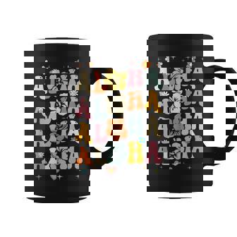 Aloha Hawaii Family Vacation Trip Girls Summer Groovy Coffee Mug - Thegiftio UK