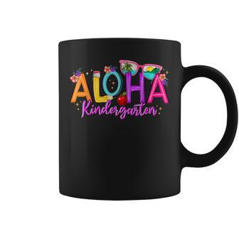 Aloha Kindergarten Summer Beach Vacation Teacher School Coffee Mug - Monsterry CA