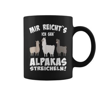 Alpaca And Lamas Mir Reichts Ich Geh Alpacas Streicheln Tassen - Geschenkecke