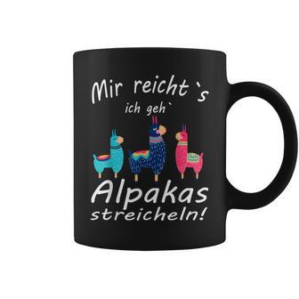 Alpaca And Lamas Mir Reichts Ich Geh Alpacas Strokes Tassen - Seseable