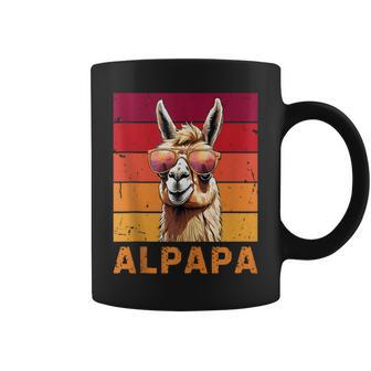 Alpapa Alpaca Fan Llama Fan Lover Father's Day Animals Papa Coffee Mug - Thegiftio UK