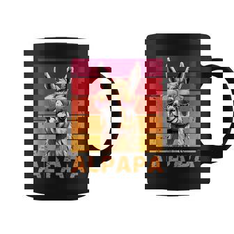 Alpapa Alpaca Fan Llama Fan Lover Father's Day Animals Papa Coffee Mug - Thegiftio