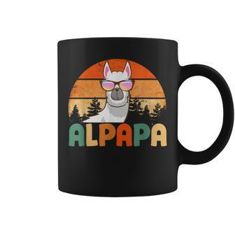 Alpapa Alpaca Llama Fan Lover Father's Day Daddy Papa Coffee Mug - Thegiftio UK