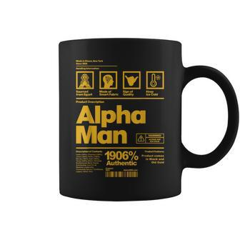 Alpha African 1906 Fraternity Information Description Coffee Mug - Seseable