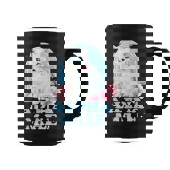 Alpha Male Cat Kitten Y2k 2000S Aesthetic Harajuku Coffee Mug - Thegiftio UK