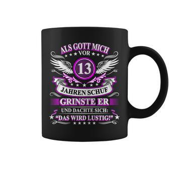 Als Gott Michor 13 Jahren Schuf Grinste Er 13Th Birthday Tassen - Geschenkecke