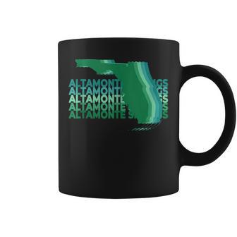 Altamonte Springs Florida Green Repeat Fl City Coffee Mug - Monsterry CA