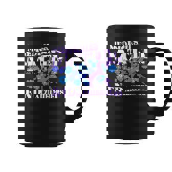 Alzheimer Awareness And Purple Ribbon & Forget Me Nots Coffee Mug - Thegiftio UK