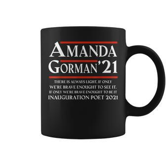 Amanda Gorman Poet Laureate Poetry There Is Always Light Coffee Mug | Crazezy AU