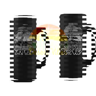 Amantes De Cactus Retrointageibes Desierto Taza de café - Regaloses