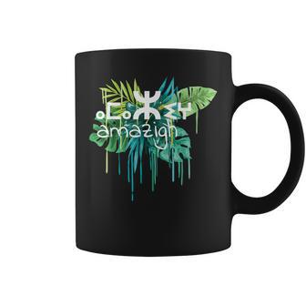 Amazigh Kabyle Tifinagh Floral Prideintage Berber Tasse - Cadeauxyz