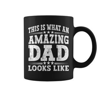 This Is What An Amazing Dad Looks Like Fathers Day Vintage Coffee Mug - Thegiftio UK