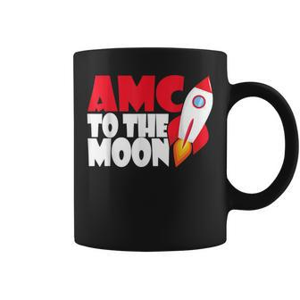 Amc To The Moon Aktie Gamestonk Short Squeeze Wallstreetbet Coffee Mug | Crazezy DE