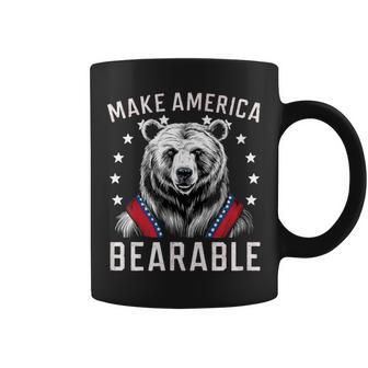 Make America Bearable I Choose The Bear Team Bear America Coffee Mug - Monsterry AU
