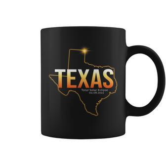 America Eclipse 2024 Texas Usa Total Solar Eclipse Coffee Mug - Seseable