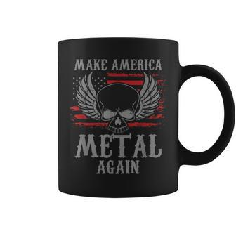 Make America Metal Again Heavy Metal Rock Coffee Mug - Monsterry