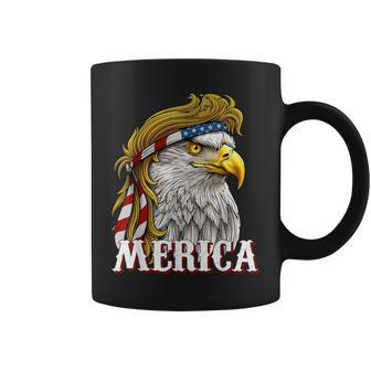America Patriotic Usa Flag Eagle Of Freedom 4Th Of July Coffee Mug - Monsterry AU