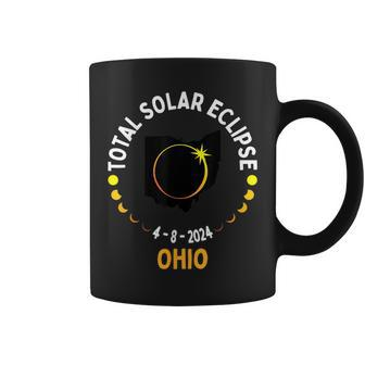 America Totality 04 08 24 Total Solar Eclipse 2024 Ohio Coffee Mug - Monsterry DE
