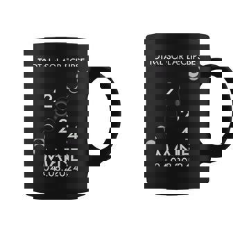 America Totality 040824 Total Solar Eclipse 2024 Maine Coffee Mug | Mazezy