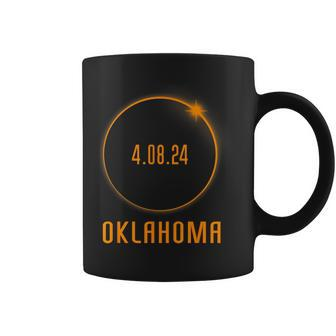 America Totality 40824 Total Solar Eclipse Oklahoma 2024 Coffee Mug | Mazezy