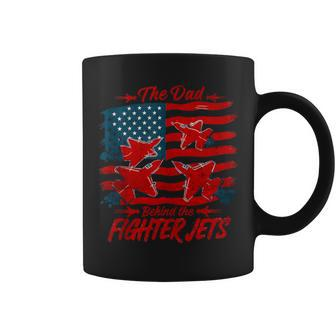 American 4Th July Fathers Day Usa Flag Fighter Jets Dad Coffee Mug - Thegiftio UK