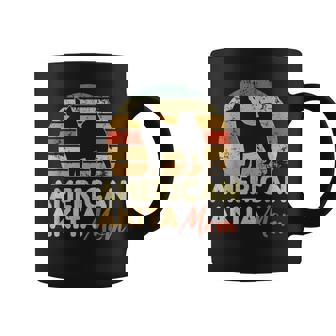 American Akita Mom Retro Vintage American Akita Coffee Mug - Monsterry