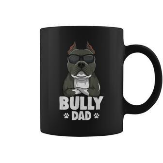 American Bully Dad Dog Dad Men Coffee Mug - Thegiftio UK