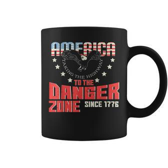 American Eagle 4Th Of July Independence Day Danger Zone Coffee Mug - Monsterry