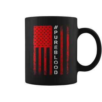 American Flag Pureblood I Am Pure Blood Non-Gmo Coffee Mug - Monsterry