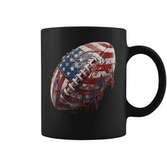American Football Us Flag Coffee Mug - Monsterry CA