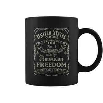 American Freedom Whiskey Vintage Graphic Coffee Mug - Monsterry AU