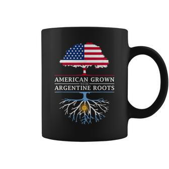 American Grown With Argentine Roots Argentina Coffee Mug - Monsterry CA