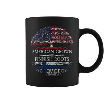 American Grown With Finnish Roots Finland Coffee Mug - Monsterry UK