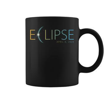 American Solar Eclipse 2024 Total Solar Eclipse April 8 2024 Coffee Mug | Mazezy