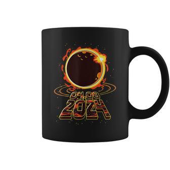 American Totality Total Partial Eclipse 2024 Solar Lunar Usa Coffee Mug - Monsterry UK