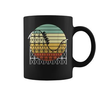 Amusement Park Theme Park Vintage Roller Coaster Coffee Mug - Monsterry DE